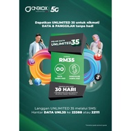 ONEXOX/XOX PREPAID 36MONTHS VALIDITY WITH UNLIMITED DATA UNLIMITED HOTSPOT AND CALLS