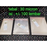 (100 pieces) OPP 10x10 11x11 12x12 13x13 30 micron thick OPP/ 10x10 OPP/ 12x12