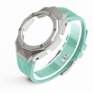Modification Kit Strap+Case for Casioak GA2100 GAB2100 GA 2110 Bezel Case Rubber Band Mod Kit for GA