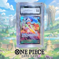 Slap CGC Grading 10 genuine One Piece cards Nami SP OP02-036 SR + Free protective frame.