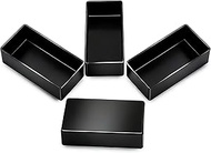 4PCS - 2x4 Wood Post End Cap Leg Cover (1-1/2" x 3-1/2") Floor Protector Lumber Stud Rack Rubber, Bl