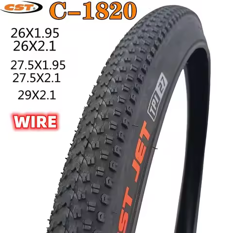 CST C-1820 Wear-resistant Tire Of Mountain Bike With 26X1.95 27.5X1.95 27.5X2.1 Red Logo 26x2.1 29x2