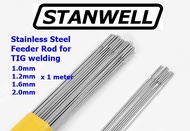 Stainless Steel ER308L Welding Rod Filler Rod TIG Welding Various Size x 1 meter