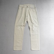 < White Wood 11 > VINTAGE LEVIS 517 DENIM American Made Beige Label Breasted Trousers