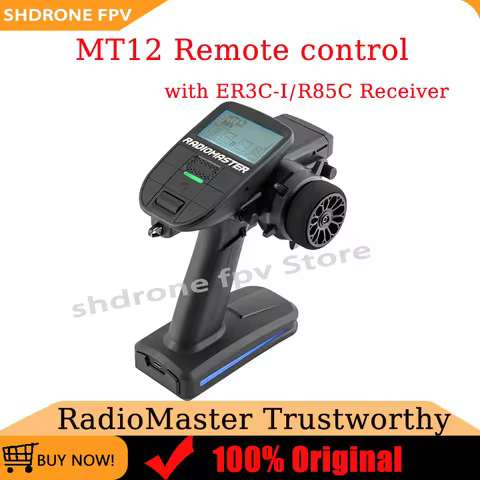 Radiomaster MT12 Surface Radio Controller ExpressLRS Or 4in1 with ER3C-I/R85C Receiver Multi-protoco