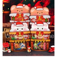 Free Shipping | New Christmas Packaging Bag Child Birthday Bag Cute Biscuit Candy Sealed Bag Gift Ziplock Tote Bag