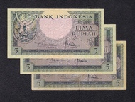 Uang Kuno 5 Rupiah 1957 Seri Hewan