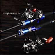 Cần câu lure carbon DYAWA và máy ngang cao cấp(tặng cước daiwa 7màu)