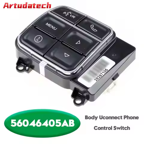 Artudatech Body Uconnect Phone Control Switch 56046405AB for Jeep Wrangler JK 2012-2018 Car Accessor
