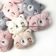 1 PC - DOLL HEAD APPLICATION FUR DOLL APPLICATION BEAR APPLICATION/ BUNNY APPLICATION/