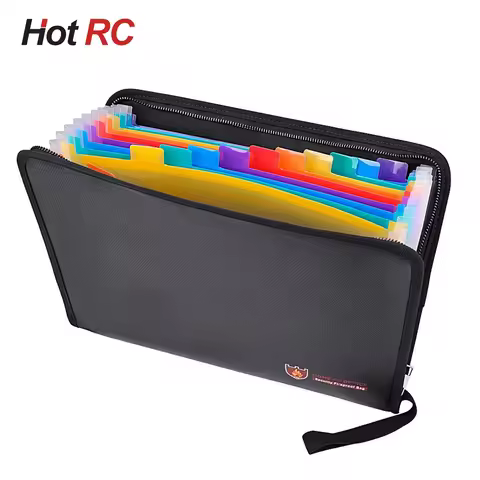 Fireproof Water Resistant Document Bag Large Capacity Money File Folder Safe Bag with A4 Size 12 Poc
