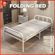 Folding Single Bed Foldable Bed Home Office Lunch Break Single Bed Simple Wrought Iron Folding Bedsolid wood bed