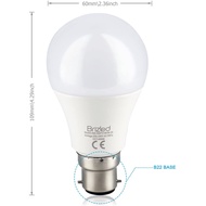 B22 LED Lighting & Fans (6 Pack) A60 8W Bayonet Light Lighting & Fans Equivalent to 60W White (4000K