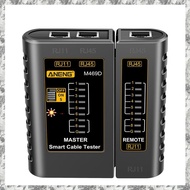 [I O J E]  M469D RJ45 Cable Lan Tester Network Cable Tester RJ11 RJ12 CAT5 UTP LAN Cable Tester Netw