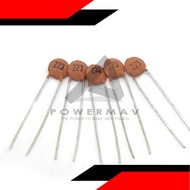 5pcs 22nf ceramic capacitor 50V 22 nf 223 Ceramic Capacitor 50v 22nf Red DIP Capacitance for pcb