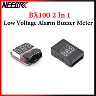 NEEBRC BX100 1-8S BB Low Voltage Alarm Buzzer Meter Lipo Battery Indicator Tester 3.7V-22.2V For RC 