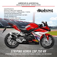 CBR 250 RR STRIPING CUSTOM GRAPHICDucati HONDA CBR 250RR MOTORCYCLE STICKER/ VARIATIONDesign
