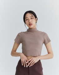 DOTLINEPLAIN / TORTOISE CROP TOP : 2 COLOURS