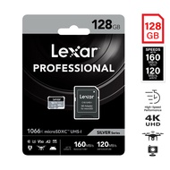 100% chính hãng + Dung tích lớn Lexar chuyên nghiệp Thẻ Micro SD 128GB (1066x) đầu đọc thẻ + Bộ chuy