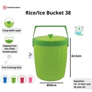 Rice Ice Bucket Termos Nasi Es 38 liter Maspion