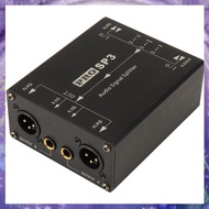 (Y W Z H)XLR Balanced Audio Splitter 1 in 3 Out Audio Single Splitter with Isolator 6.5+XLR Audio Sw