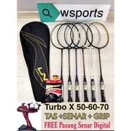 Badminton Racket lining TURBO X 50 60 70 Gen 5 V X50 X60 X70 Original
