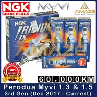 NGK Iridium IX Spark Plug for Perodua Myvi 1.3 & 1.5 3rd Gen (Dec 2017 - Current) - 60,000KM Iridium