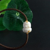 【串寶】天然猛獁象牙地主財神手編手鏈