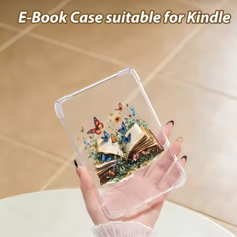 Transparent TPU soft case，designed specifically for Kindle/Kobo e-readers，compatible with Kindle 10/