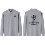 Áo Thun Polo Cổ Polo Dài Tay Champions League La Liga Real Madrid Chelsea Liverpool Juventus Dành Ch