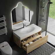 TỦ LAVABO TREO TƯỜNG COMBO TỦ LAVABO GƯƠNG ĐÈN LED KỆ TỦ LAVABO 3 MẪU MÃ SANG TRỌNG