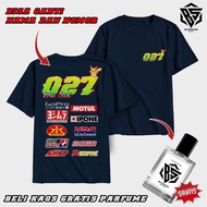 JOLERA Kaos Sablon Racing Free Request Nama Dan Nomor - Kaos Racing Distro - Kaos Racing Hell - Kaos