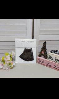 全新 超美 現貨 JASMINE GALLERIA 裘斯蜜婚紗 Couture Mask 閃耀亮片口罩 時尚黑 黑色亮片口罩 手工製 非醫療用