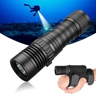 DF006 Dive Light, 2300 Lumen Diving Flashlight, 100 Meters Scuba Diving Flashlight, IPX8 Waterproof 