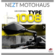 Universal Rear View Side Mirror GMA NEMO 1008 Carbon XMAX NMAX NVX ADV150 MT15 RSX RS150 Y16 Y15ZR M