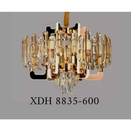 [✅Baru] 8835-60 Gold Lampu Gantung Kristal Ruang Tamu Modern Mewah