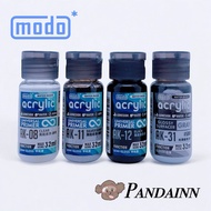 ((Pandainn) modo Water Paint AK08 AK11 AK12 AK31 Glossy Primer Semi-Gloss Filling Soil Water-Based