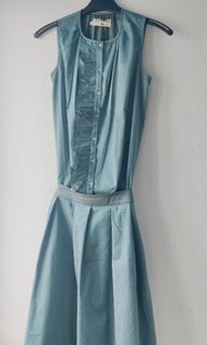 Cotelac Acote水藍色洋裝,也可單穿，上衣與裙子，朋友結婚穿過一次，也出售Sandro, maje