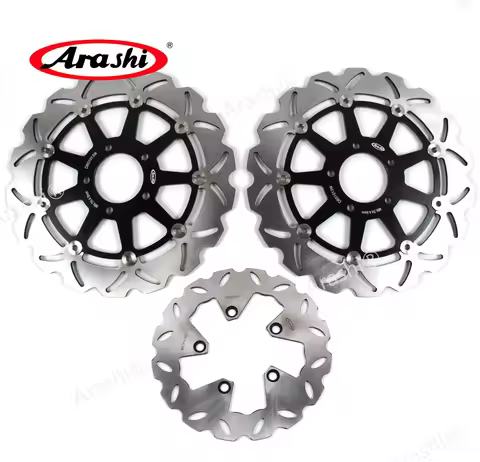 Arashi 1 Set 320 / 240 mm HAYABUSA GSX R 1300 1999-2007 CNC Front Rear Brake Disc Rotors For SUZUKI
