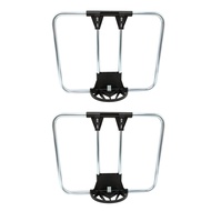 2X Folding Bike Front Rack Bag Mount Bike Front Cargo Rack Bags for S-Bag Brompton