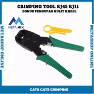 Crimping Tool RJ45 RJ11 Crimping Pliers LAN Telephone Cable 6P 8P
