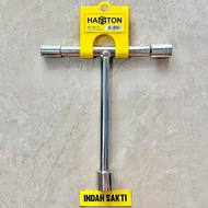 T-Socket Wrench T-Socket Wrench/ 3-Way T-Socket Wrench 8-10-12mm Hasston 1780-125 T Socket Wrench Se