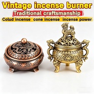 Kylin Incense Burner Vintage Incense Burner Brass traditional cone incense burner Dragon and Phoenix