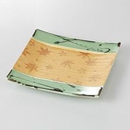 Set of 3 Kanasai Shun and Autumn Chicken Combed Appetizer Dish, 7.1 x 6.7 x 0.9 inches (18.1 x 17 x 