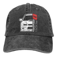 Korean Style Distressed Japanese Car Impreza Gc8 Cowboy Cap