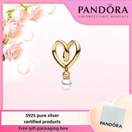 Duty free 100% s925 sterling silver jewelry Pandora ring jewelry gift Pandora Wrapped Heart Charm 76