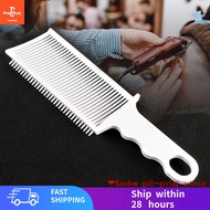 ✅[Free Shipping]Gradient Color Hair Comb Oil Head Salon Hair Comb Large Tooth Comb Flat Head Comb Fl