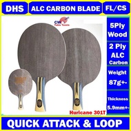 DHS Hurricane 301T New Three Color knitted Aryl-carbon table tennis racket ping pong kayu  table ten