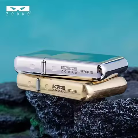 ZORRO's New Z790 Original Copper Kerosiene Lighter, Peony Double-sided Engraved Kerosiene Lighter As