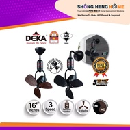 DEKA MS16DC Wall Fan |  16" Remote Control Ceiling Fan | Kipas Dinding